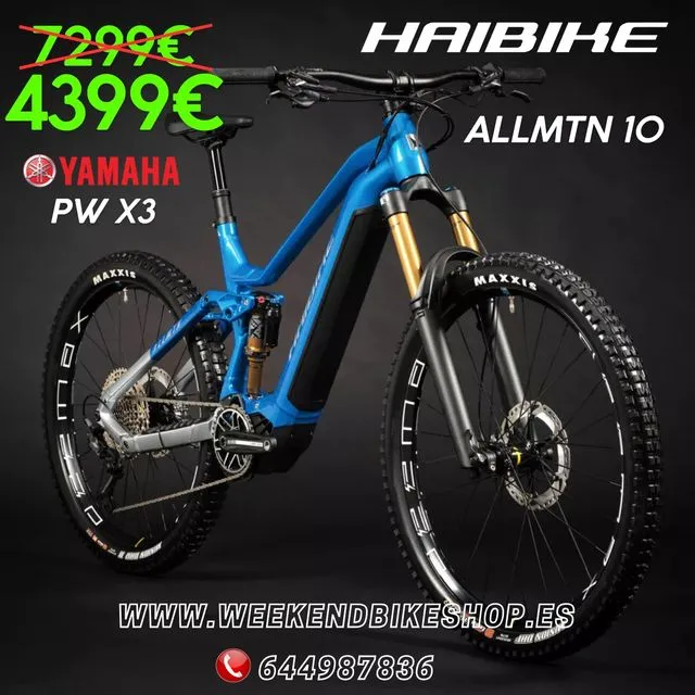 BICICLETA ELECTRICA HAIBIKE ALLMTN 10 2024