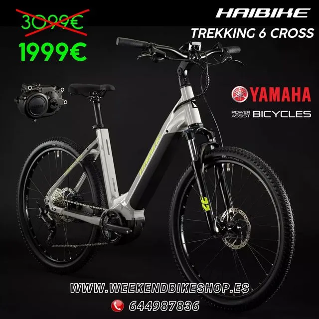 BICICLETA ELECTRICA HAIBIKE TREKKING 6 CROSS