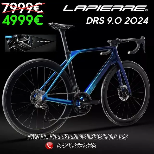 BICICLETA CARRETERA LAPIERRE DRS 9.0 2024