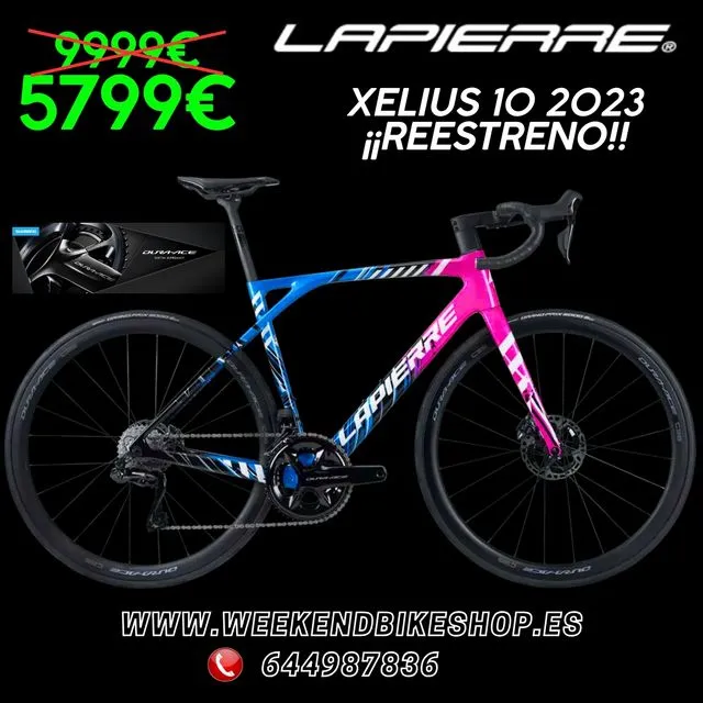 bicicleta lapierre xelius sl3 10.0 2023