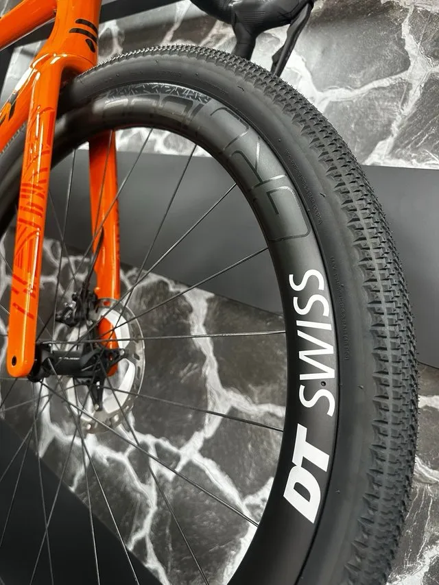 Bicicleta de Gravel Ridley Astra Naranja de test