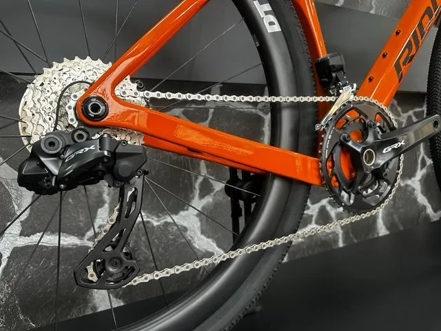 Bicicleta de Gravel Ridley Astra Naranja de test