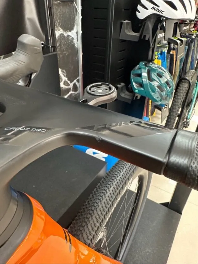Bicicleta de Gravel Ridley Astra Naranja de test