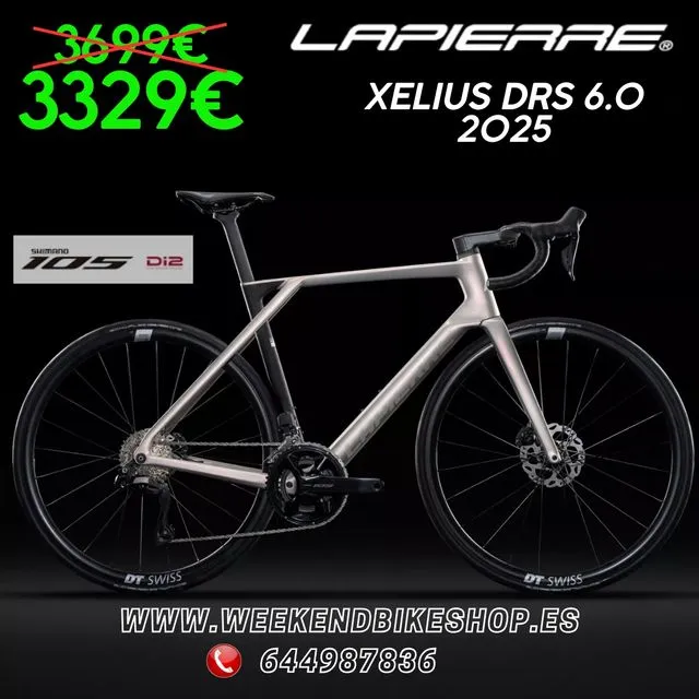 BICICLETA CARRETERA LAPIERRE XELIUS DRS 6.0 2025